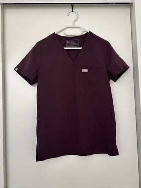 Figs Espresso Brown Catarina Top